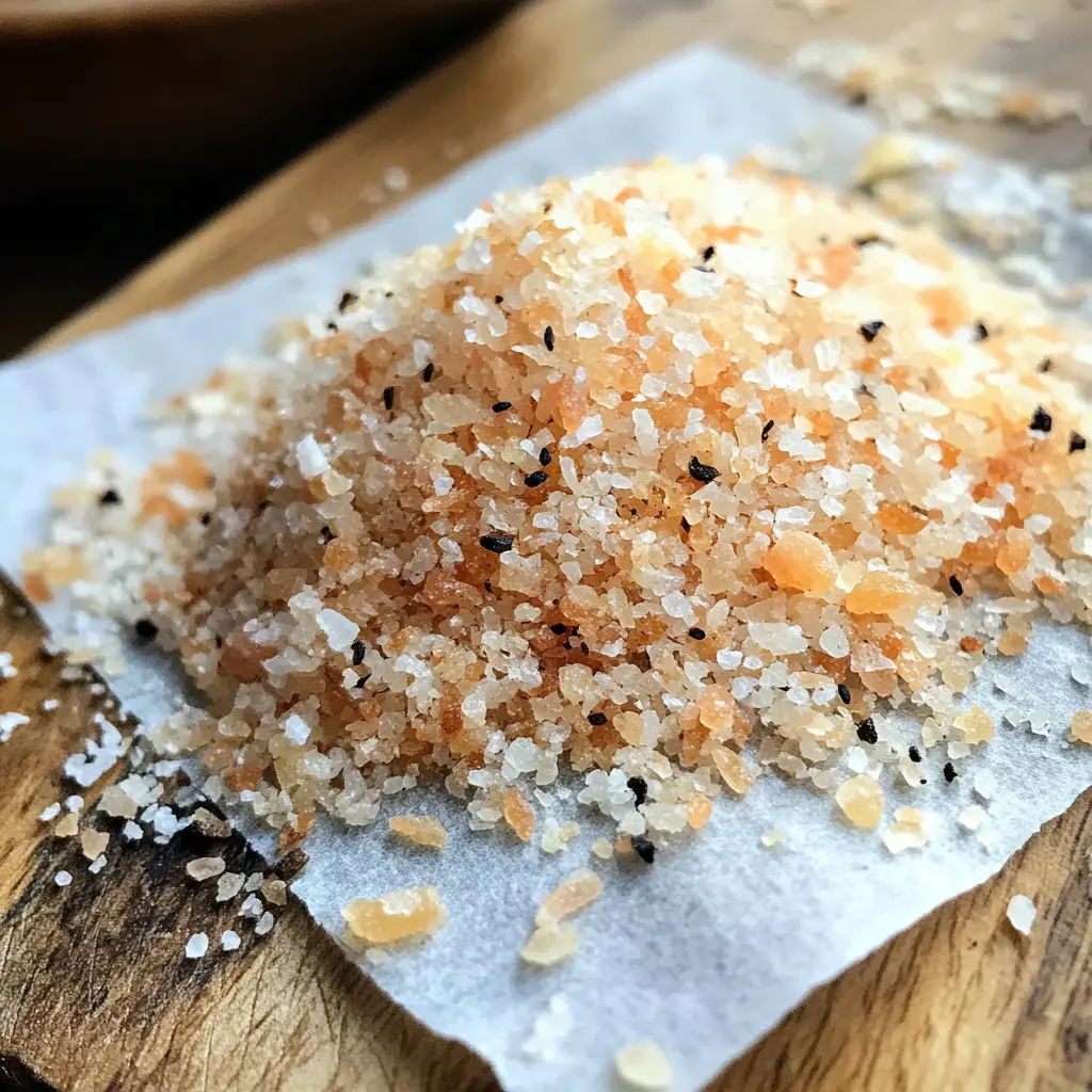 Japanese Pink Salt Recipe You’ll Love for Daily Wellness 6 Grinding Japanese pink salt onto a dish